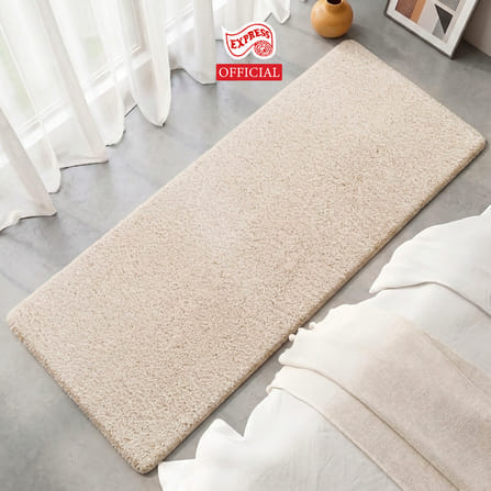 พรมเช็ดเท้ายาว EXPRESS CARPET รุ่น AL8-1 ขนาด50X120 ซม. หนา 20 มม. สีครีม _3